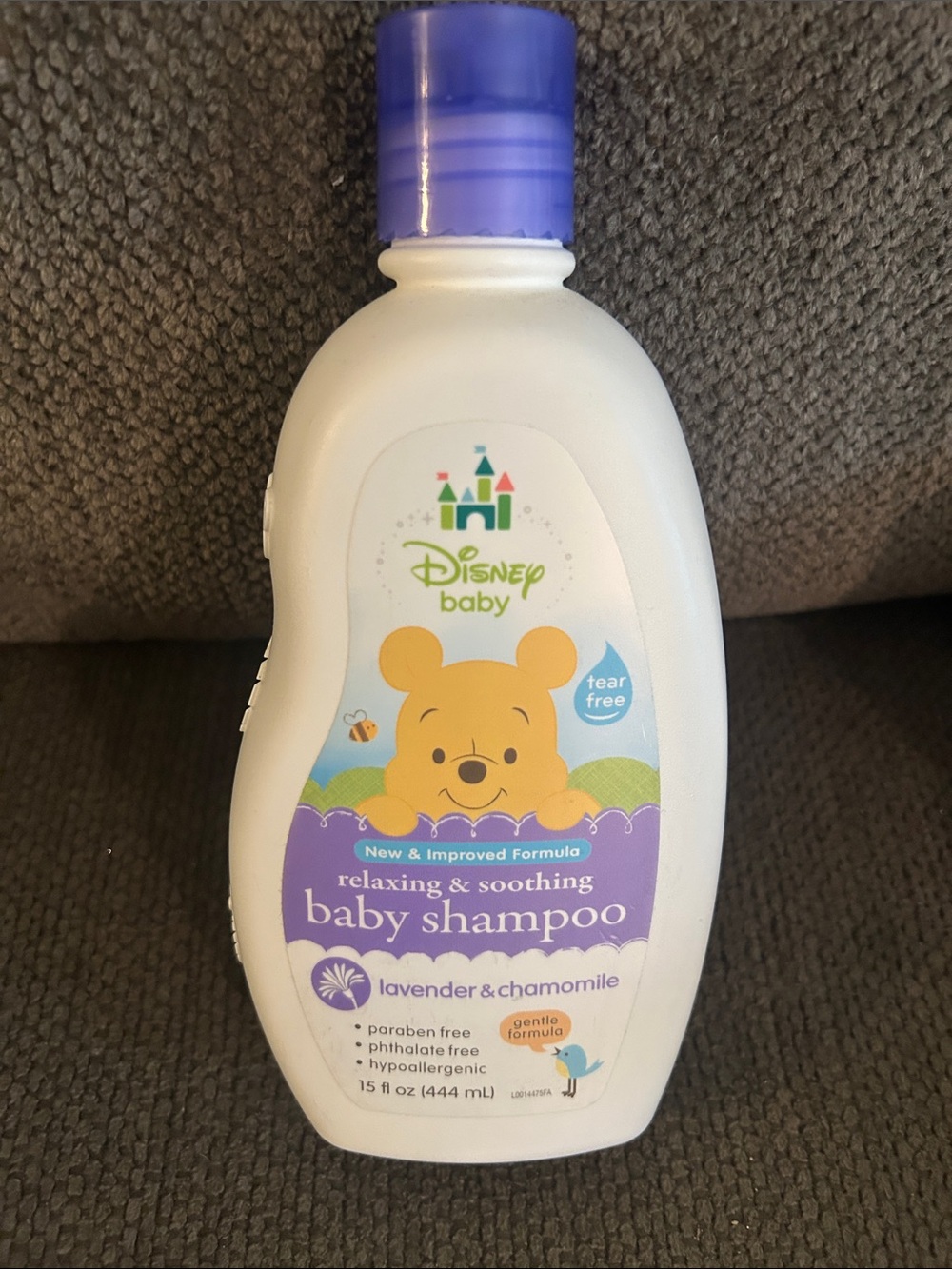 Disney Baby Lavender & Chamomile Relaxing Baby Shampoo - Purple Cap